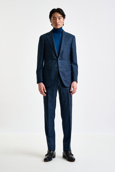 Blue Wool Soho Suit Savile Row Classics – Scabal