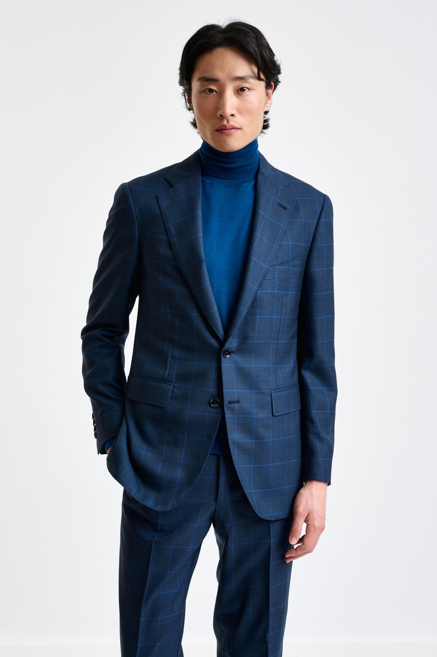 Costume Soho en laine bleu Savile Row Classics