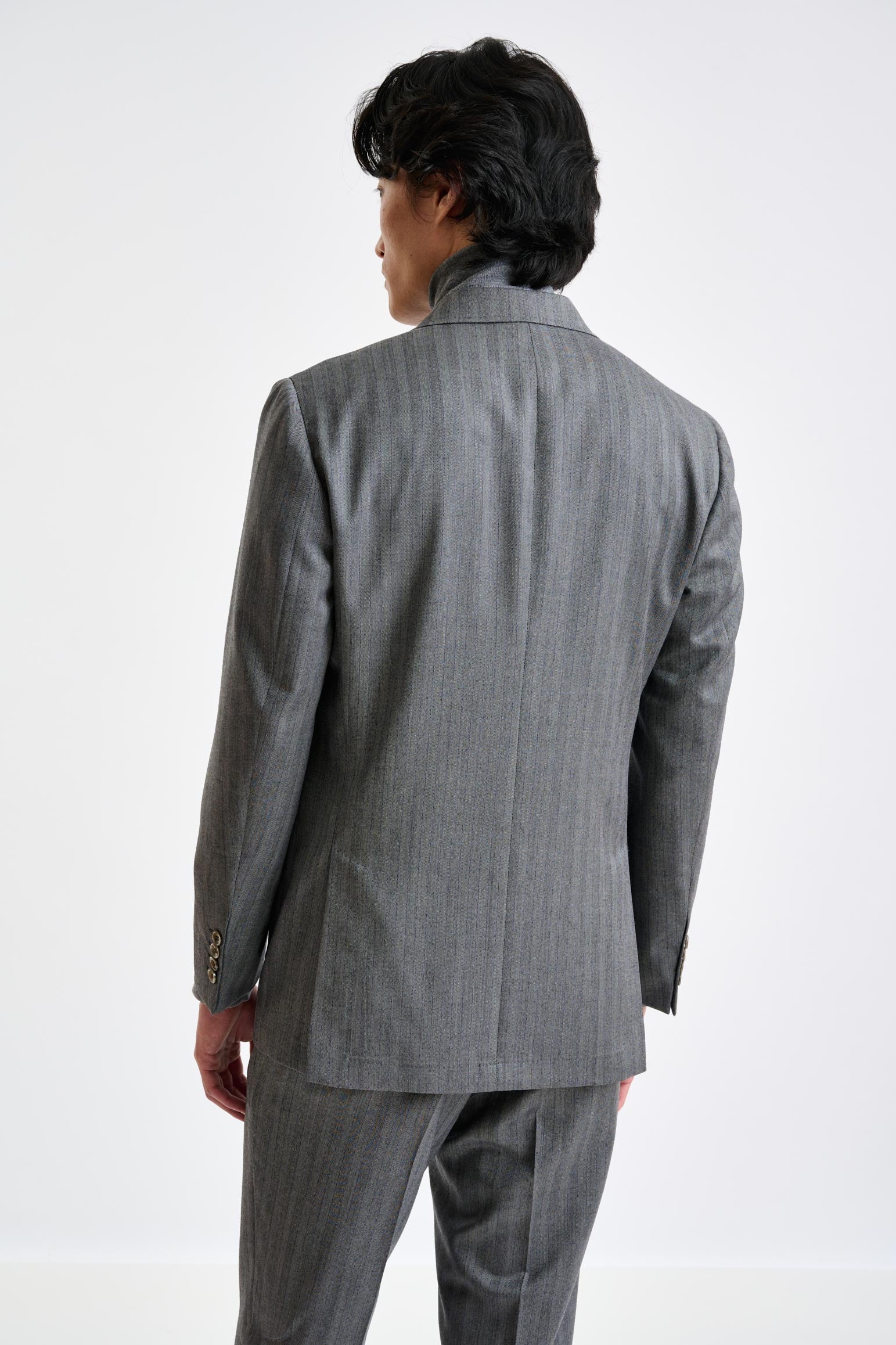 Grey Super 110's Wool Soho Suit Galaxy - View 10