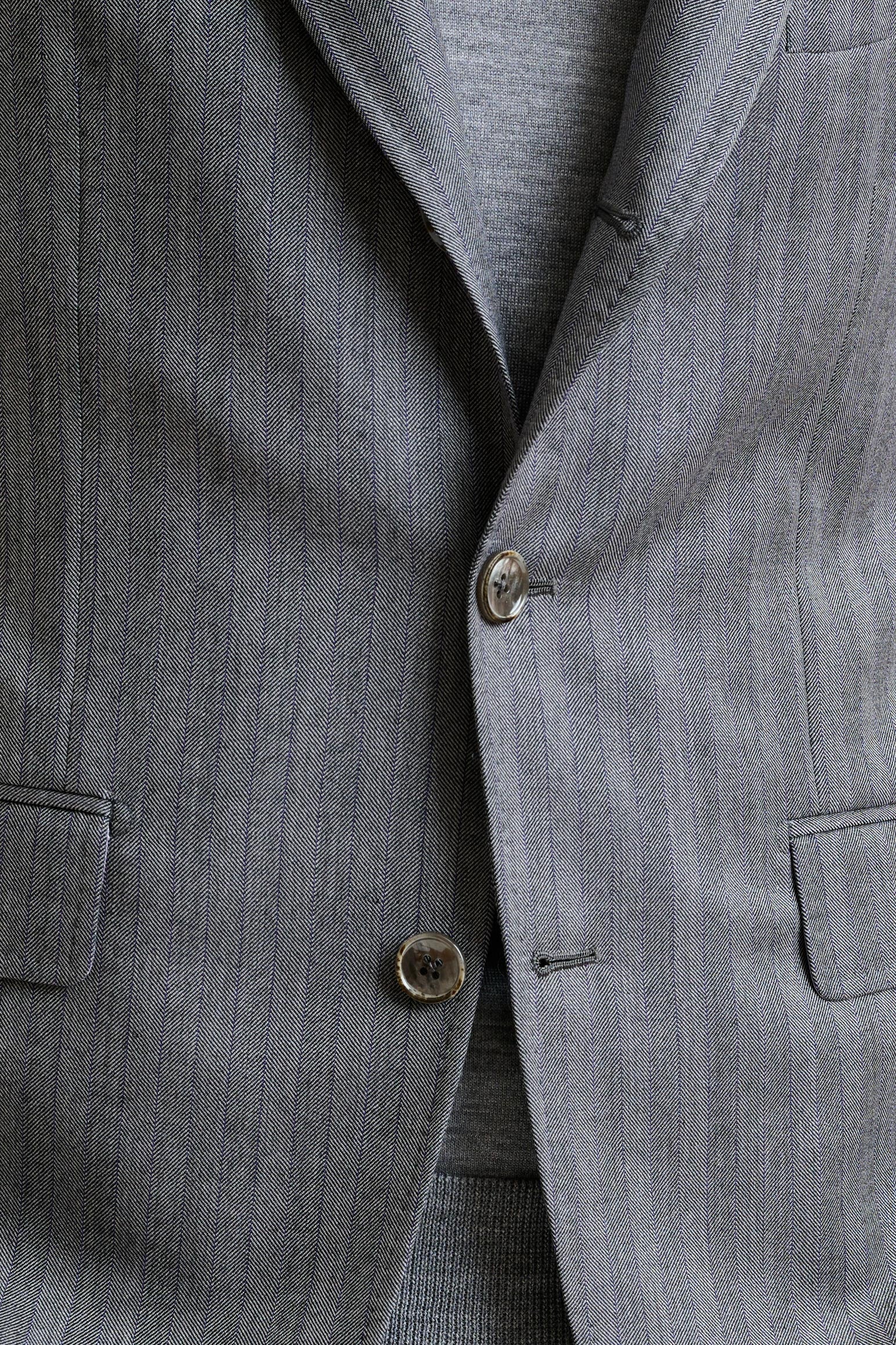 Grey Super 110's Wool Soho Suit Galaxy - View 13