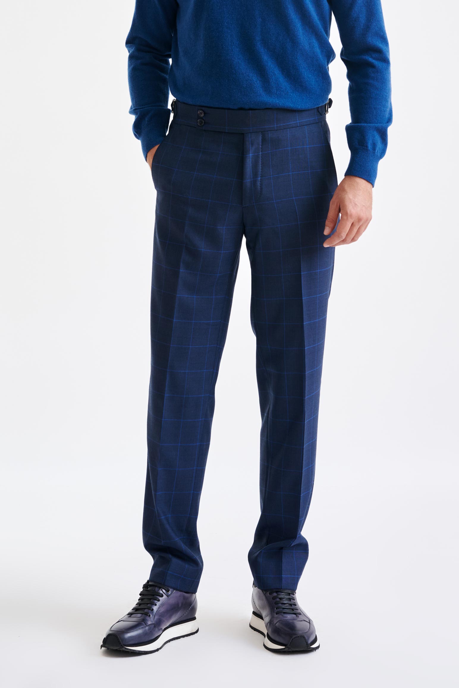 Medium Blue Wool Soho Suit Savile Row Classics - View 10