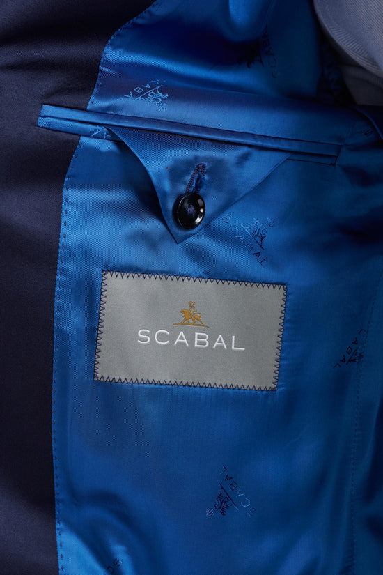 Blue Medium Cashmere & Cotton Kenton Tuxedo Cashmere Denim - View Twelve