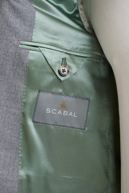 Grey Wool & Cotton Soho Suit Lifestyle - View Six
