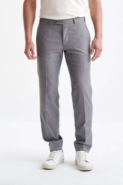 Grey Wool & Cotton Soho Suit Lifestyle - View Nine