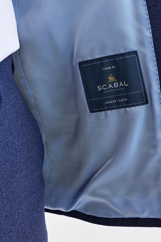 Dark Blue Wool Kenton Suit Lifestyle - View Six