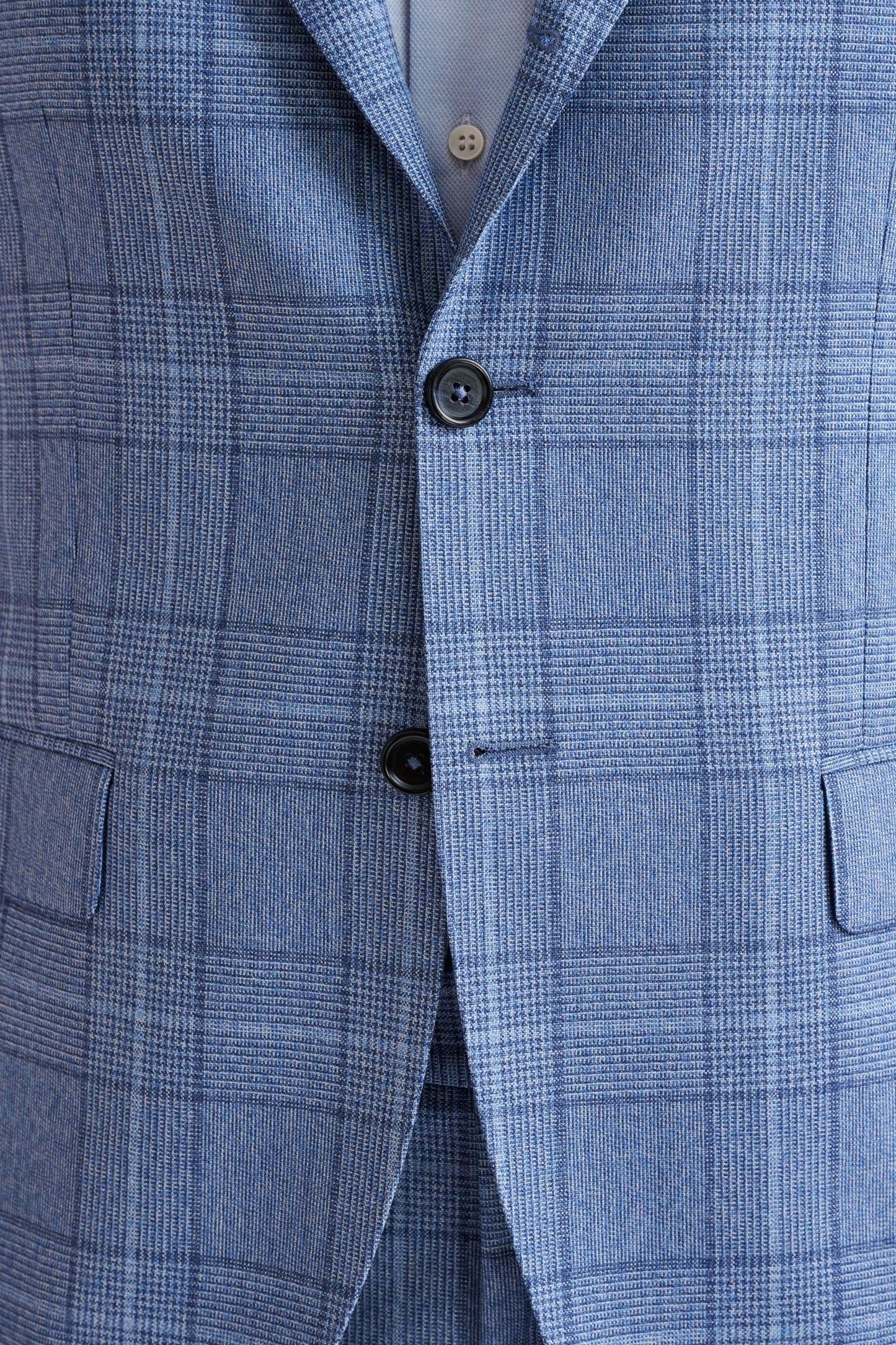 Mid Blue Wool Kenton Suit Lifestyle