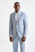 Light Blue Wool & Cotton Kenton Suit Lifestyle - View Two