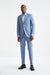Mid Blue Wool & Cotton Kenton Suit Lifestyle - View One