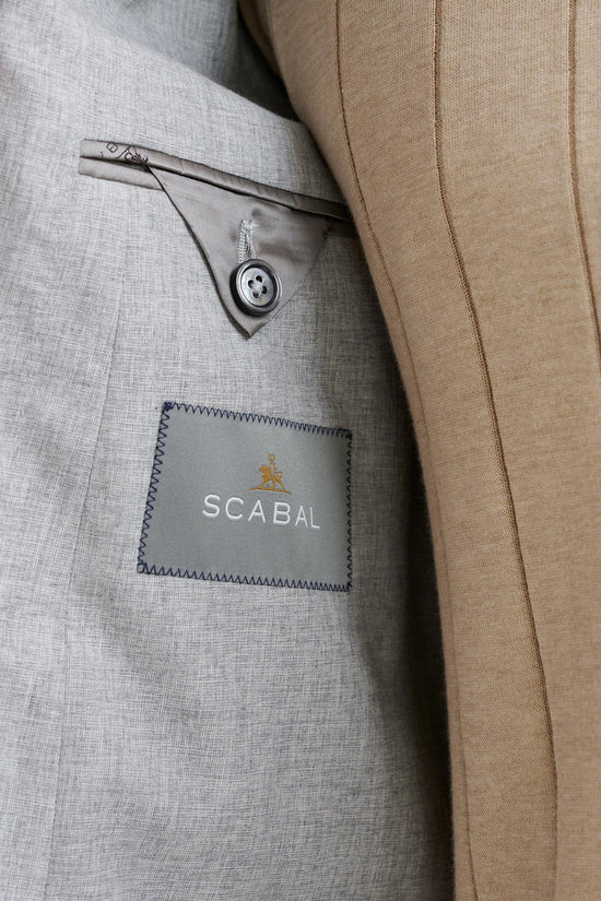 Light Grey Wool & Cotton Kenton Suit Lifestyle - View Five