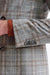 Grey Brown Check Wool & Cotton Silk Kenton Suit Lifestyle - View Five