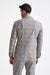 Grey Brown Check Wool & Cotton Silk Kenton Suit Lifestyle - View Six