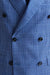 Check Blue Super 130's Wool Soho Suit Mosaic - View Five