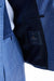 Check Blue Super 130's Wool Soho Suit Mosaic - View Eight