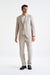 Beige Wool Kenton Suit Lifestyle - View One