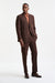 Medium Brown 100% Wool Super 130's Soho Suit Freestyle - Image 1