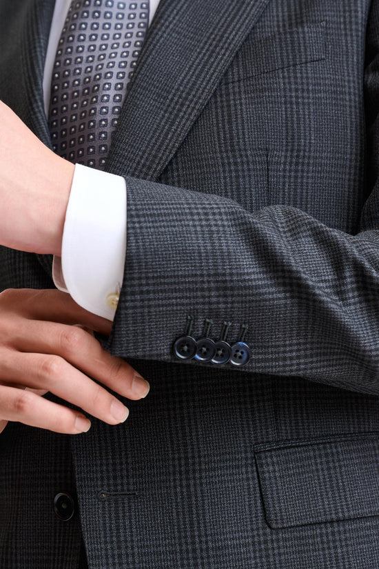 Dark Grey 100% Wool Soho Suit Freestyle - Image 4