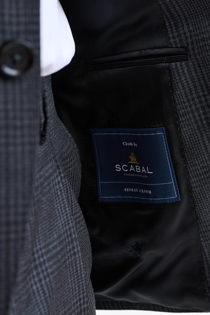 Dark Grey 100% Wool Soho Suit Freestyle - Image 6