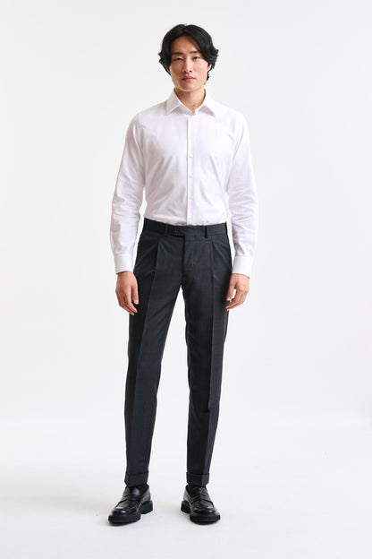 Dark Grey 100% Wool Soho Suit Freestyle - Image 9