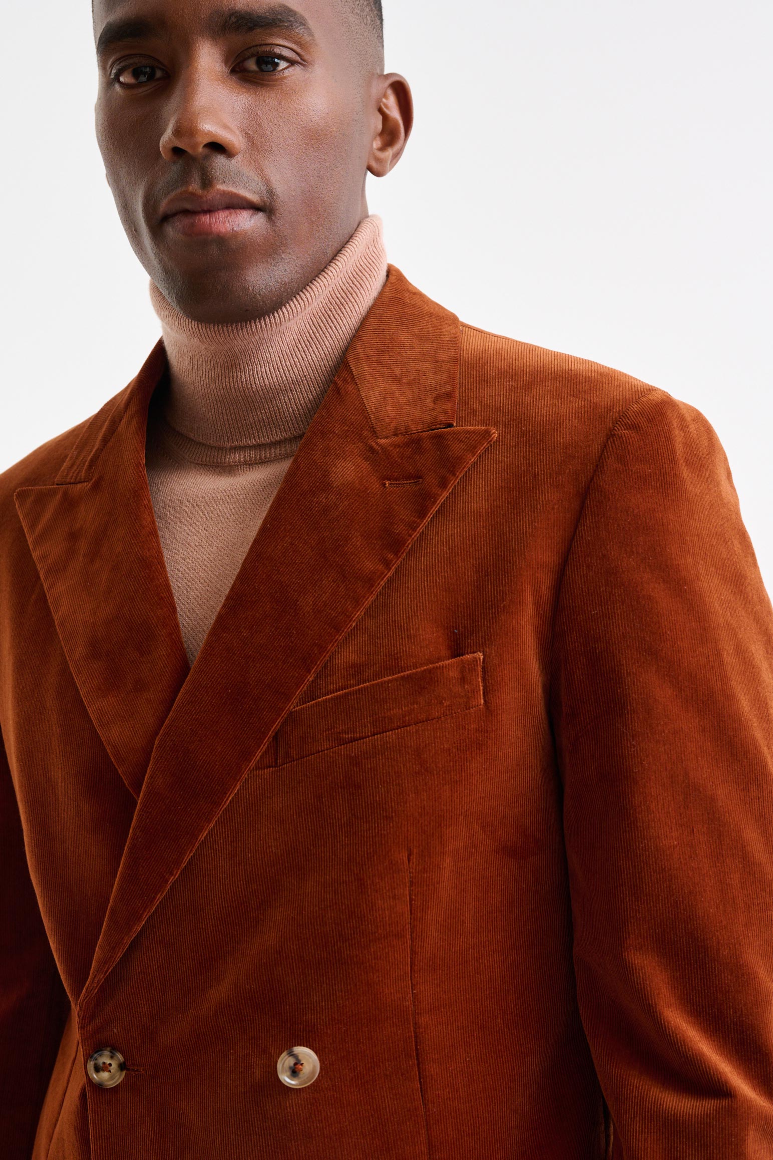 Orange Cotton Soho Jacket Corduroy - Image 2