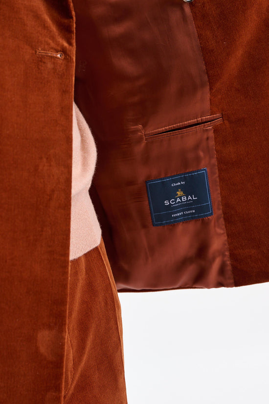 Orange Cotton Soho Jacket Corduroy - Image 6