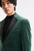 Medium Green 100% Cotton Soho Suit Fine Velvet - Image 4