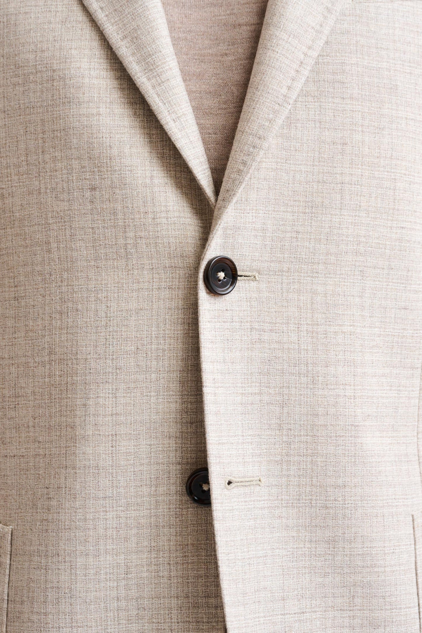 Light Beige 100% Wool Kenton Suit Freestyle - Image 5