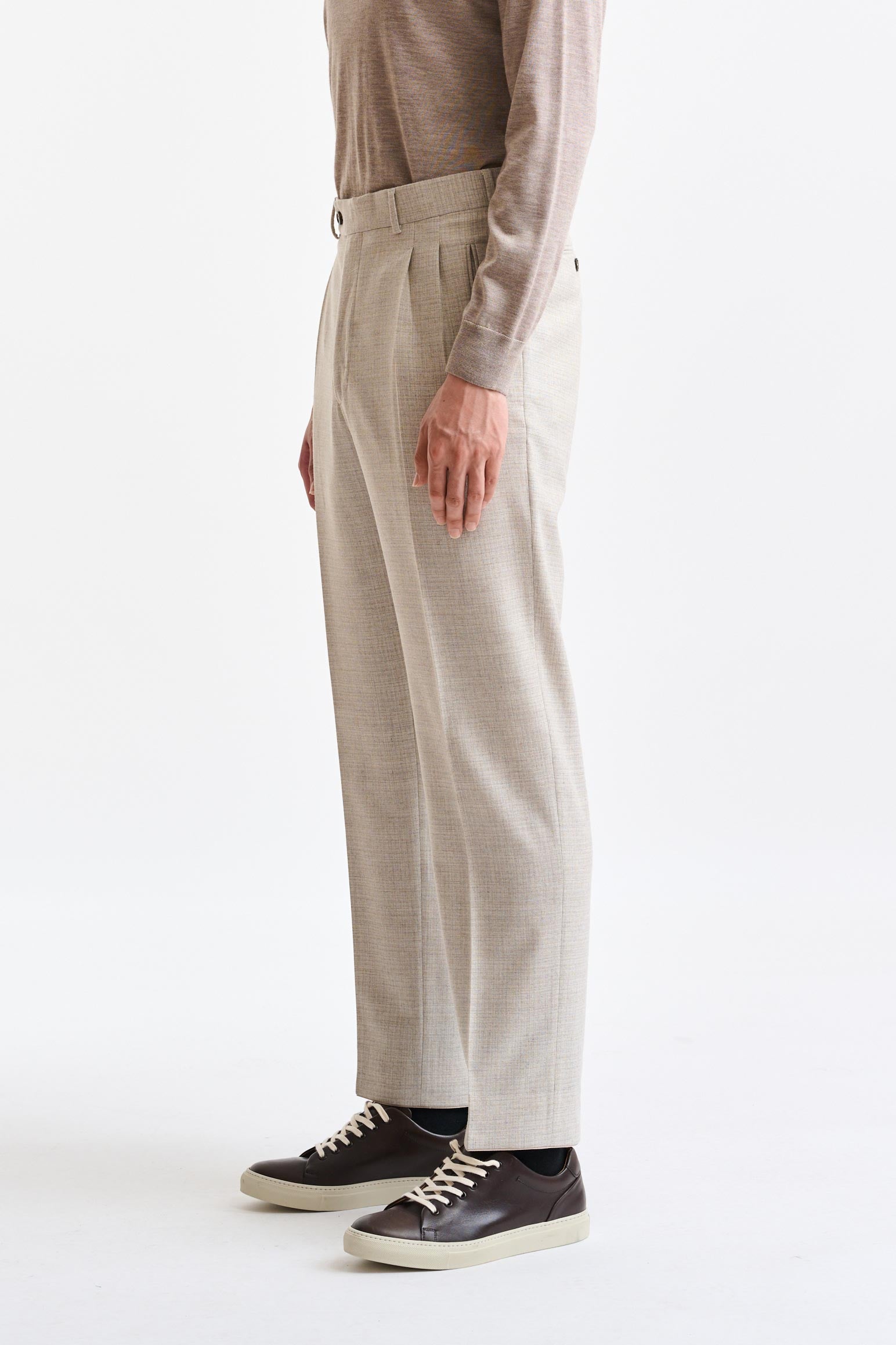 Light Beige 100% Wool Kenton Suit Freestyle - Image 7