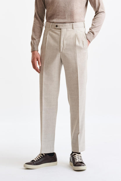 Light Beige 100% Wool Kenton Suit Freestyle - Image 8