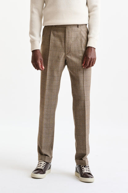 Medium Brown 100% Wool Kenton Suit Freestyle - Image 8