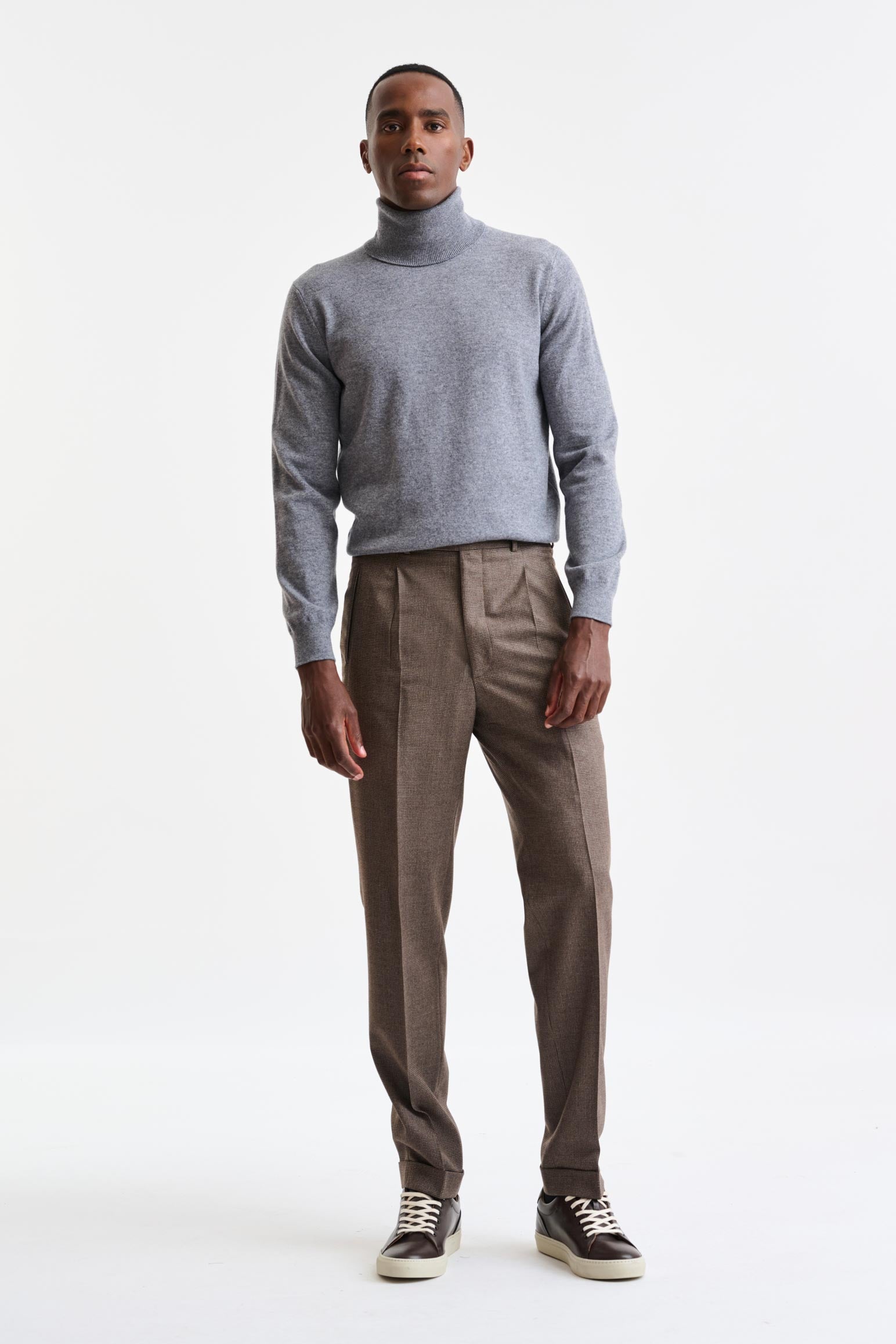 Medium Brown 100% Wool Soho Suit Freestyle - Image 9