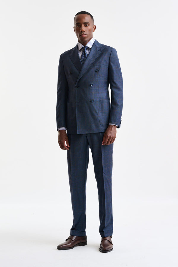 Traje Kenton Azul Oscuro 100% Lana Freestyle