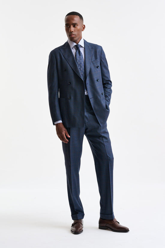 Dark Blue 100% Wool Kenton Suit Freestyle - Image 3