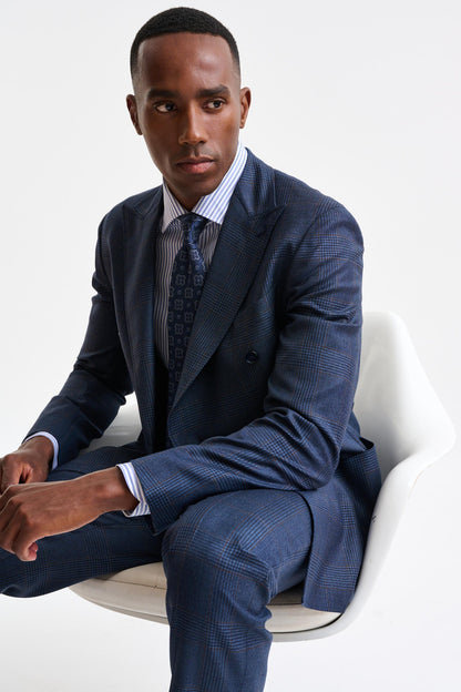 Dark Blue 100% Wool Kenton Suit Freestyle - Image 9