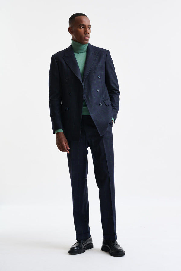 Costume Soho Bleu Foncé 100% Laine Freestyle