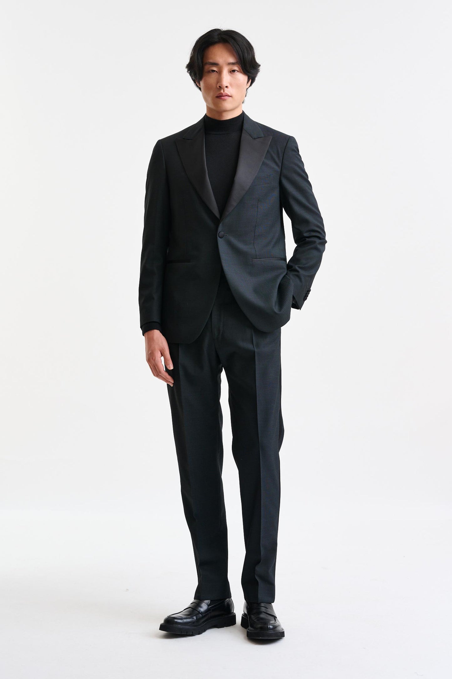 Dark Green 100% Wool Soho Suit Freestyle - Image 1