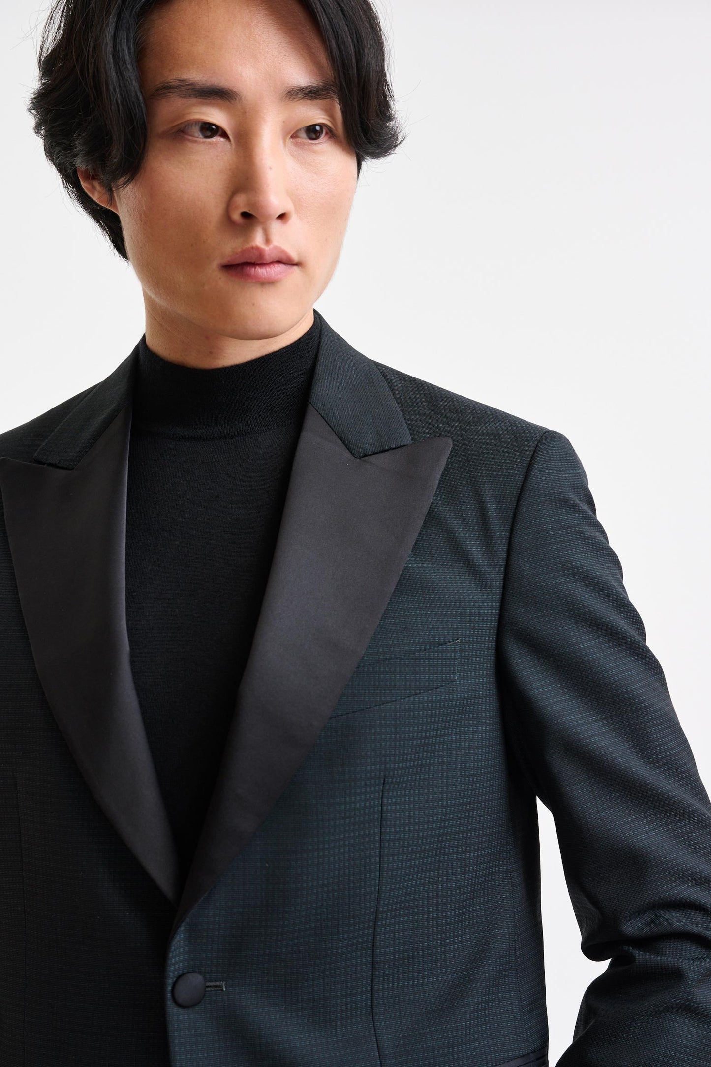 Dark Green 100% Wool Soho Suit Freestyle - Image 3