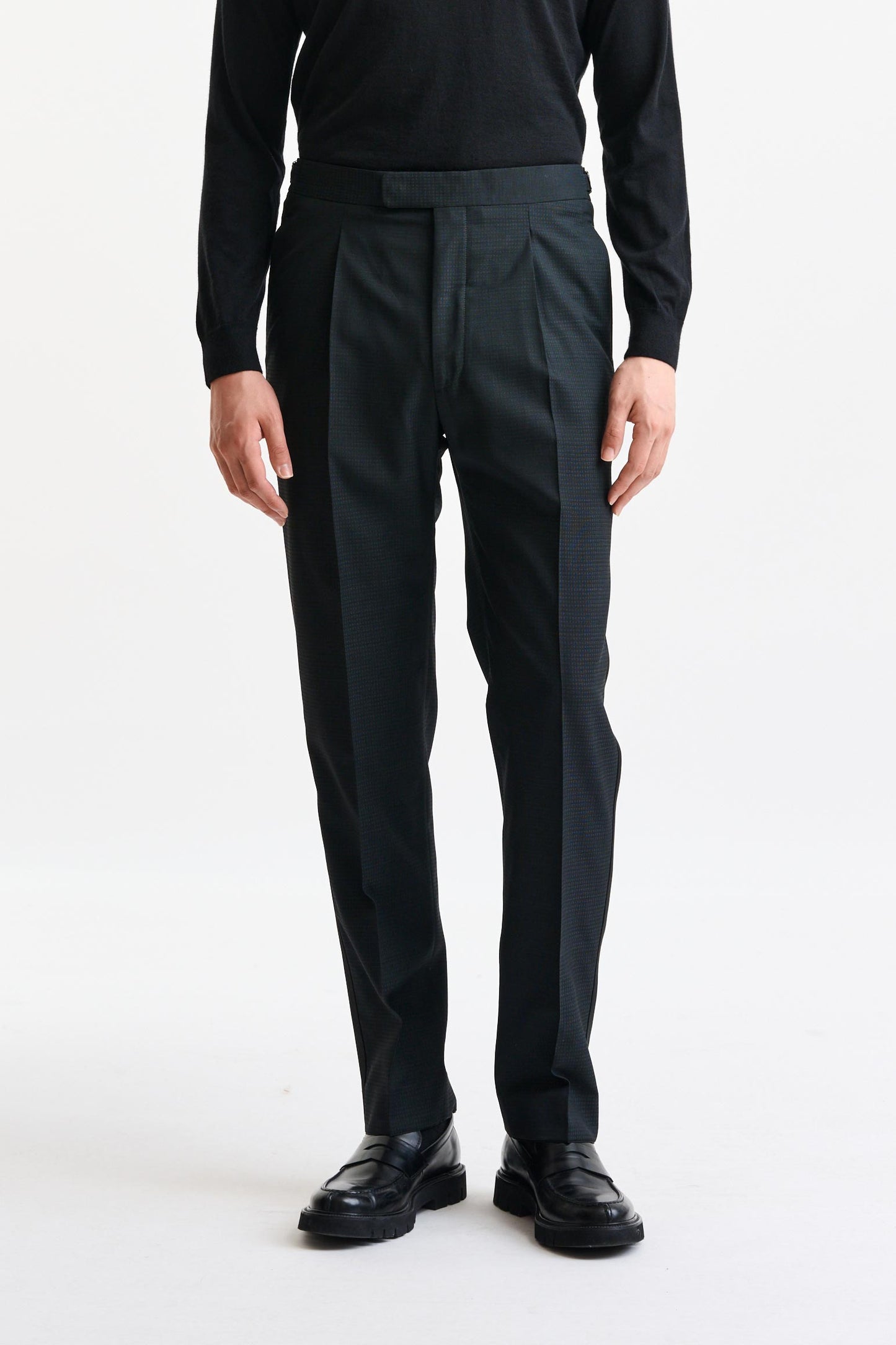 Dark Green 100% Wool Soho Suit Freestyle - Image 8