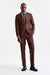 Mid-Brown 100% Wool Soho Suit Freestyle - Image 1
