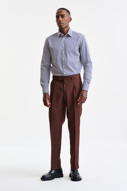 Mid-Brown 100% Wool Soho Suit Freestyle - Image 11