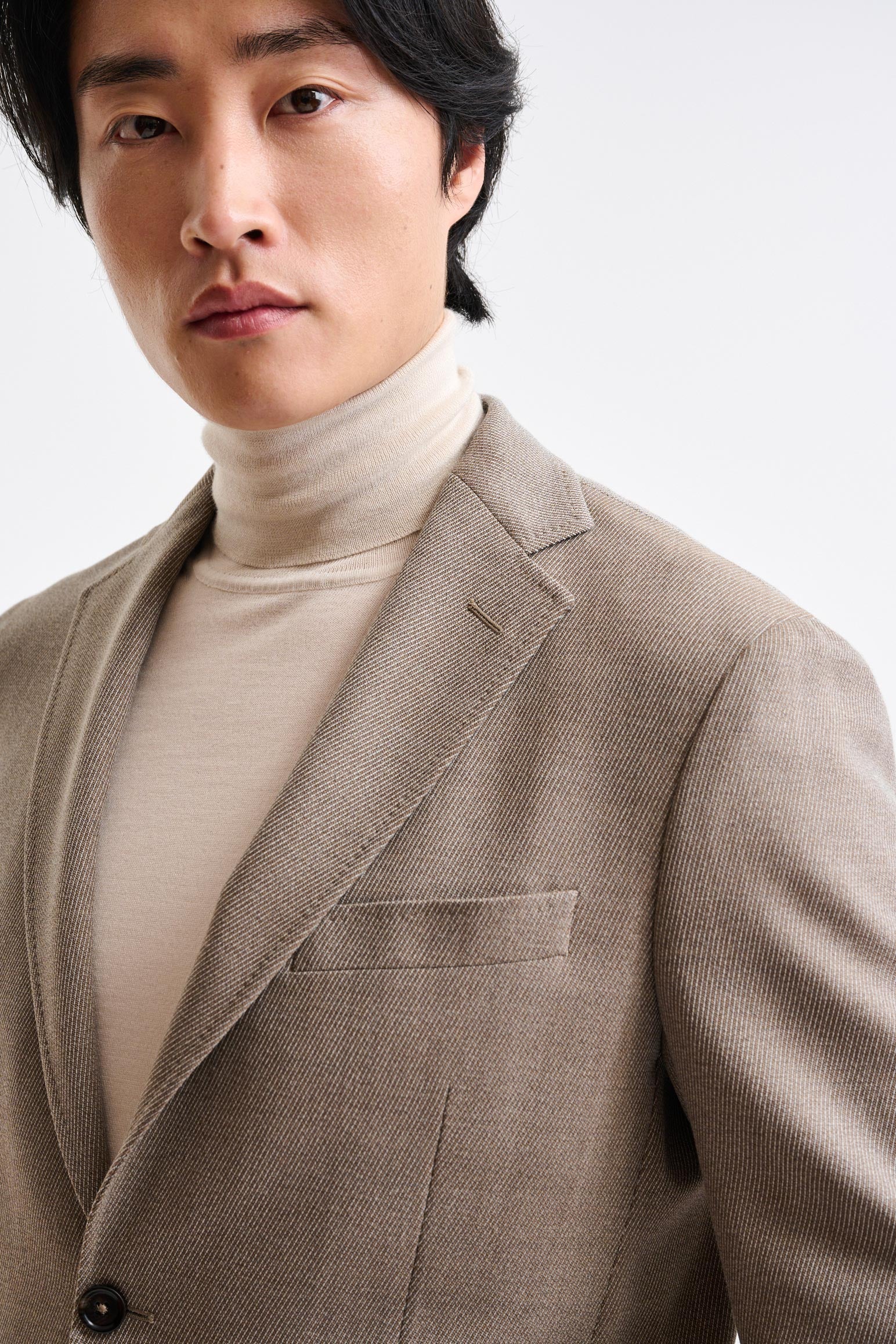 Medium Beige Wool Kenton Suit Freestyle - Image 3