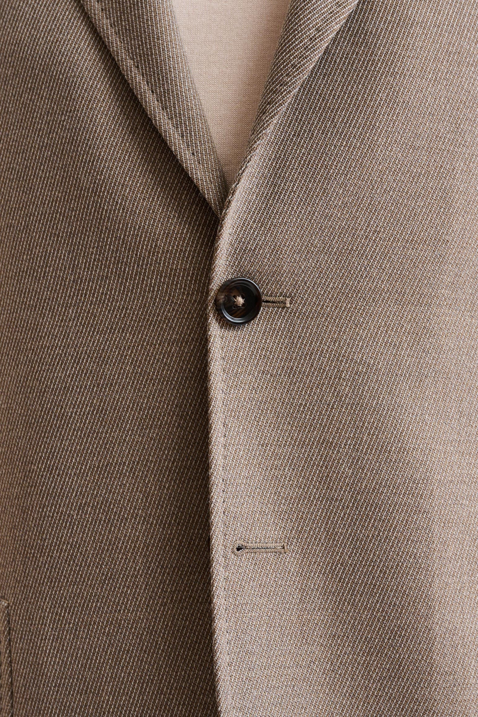 Medium Beige Wool Kenton Suit Freestyle - Image 5