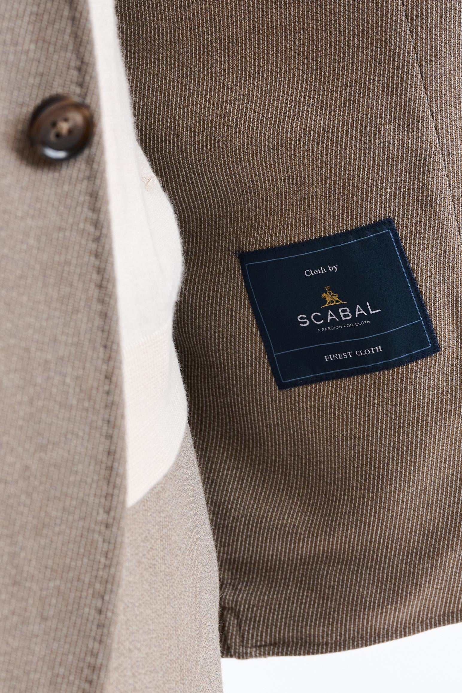 Medium Beige Wool Kenton Suit Freestyle - Image 6