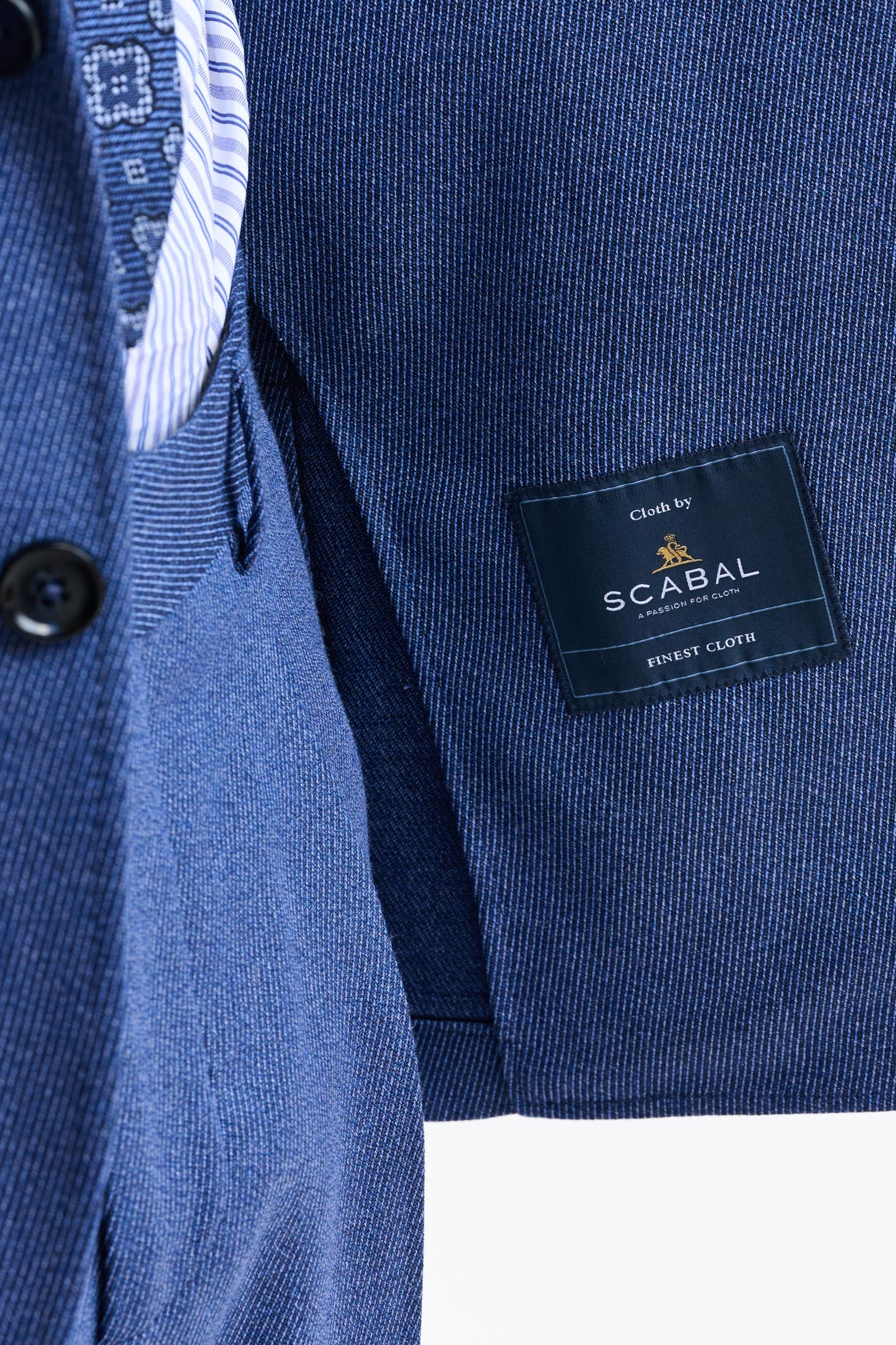 Medium Blue Wool Soho Suit Freestyle - Image 5
