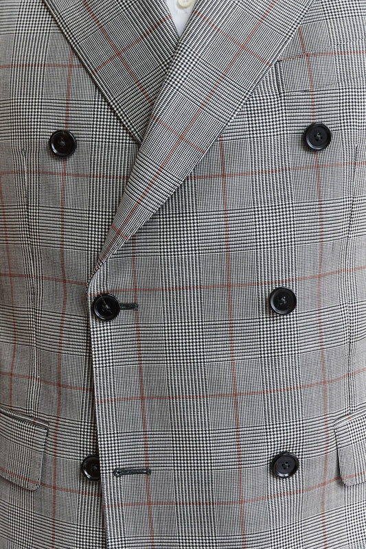 Black & White Wool Super 100's Soho Suit Riviera Trend Image 5