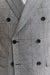 Grey Orange Check 100% Wool Super 100's Soho Jacket Riviera Trend - 5