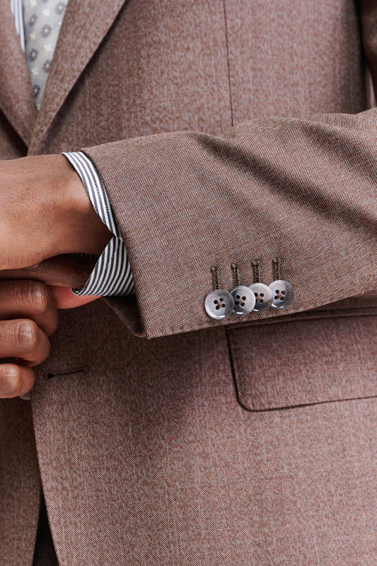 Dark Red 100% Wool Soho Suit Jazz Image 4