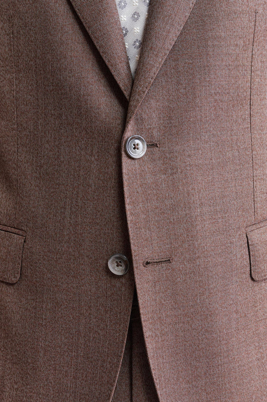 Dark Red 100% Wool Soho Suit Jazz Image 5