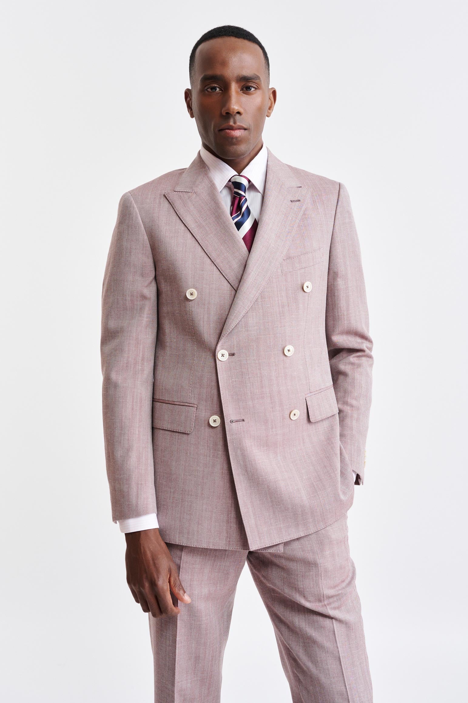Medium Red Wool & Cashmere Soho Suit Jazz – Scabal