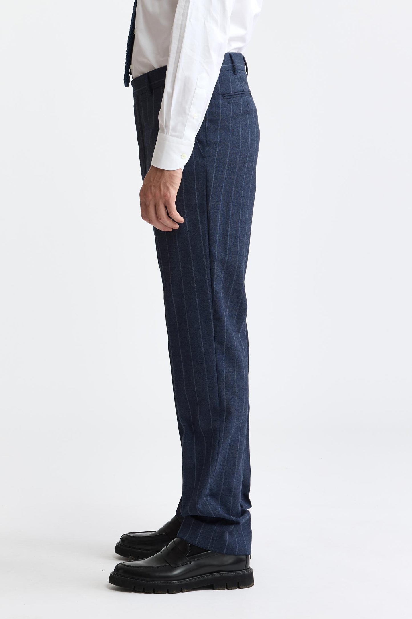 Dark Blue 100% Wool Soho Suit Freestyle