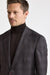 Dark Brown 100% Wool Super 130's Soho Jacket Cascade